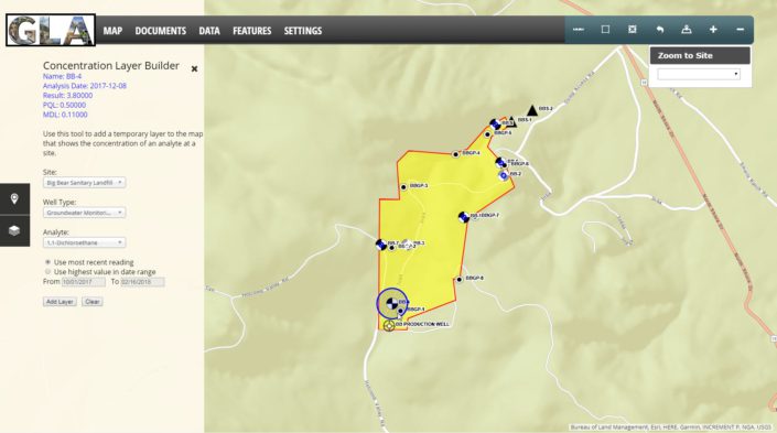 GLA-Data for California Landfills