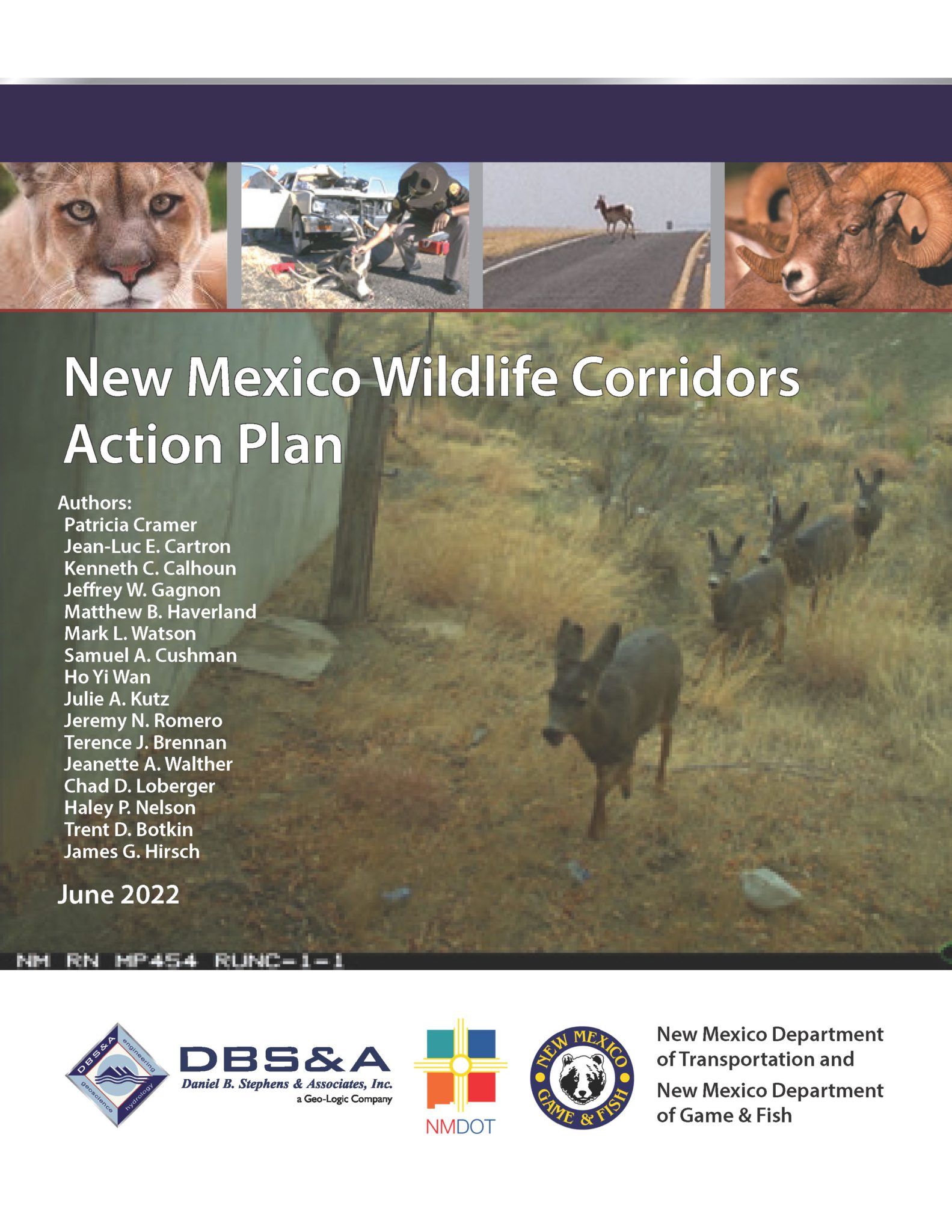 Final New Mexico Wildlife Corridors Action Plan Released to the Public Daniel B Stephens