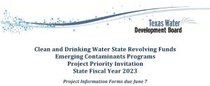 SRF Emerging Contaminants Funding Solicitation