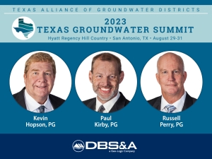 DBS&A professionals will attend the 2023 Texas Groundwater Summit.