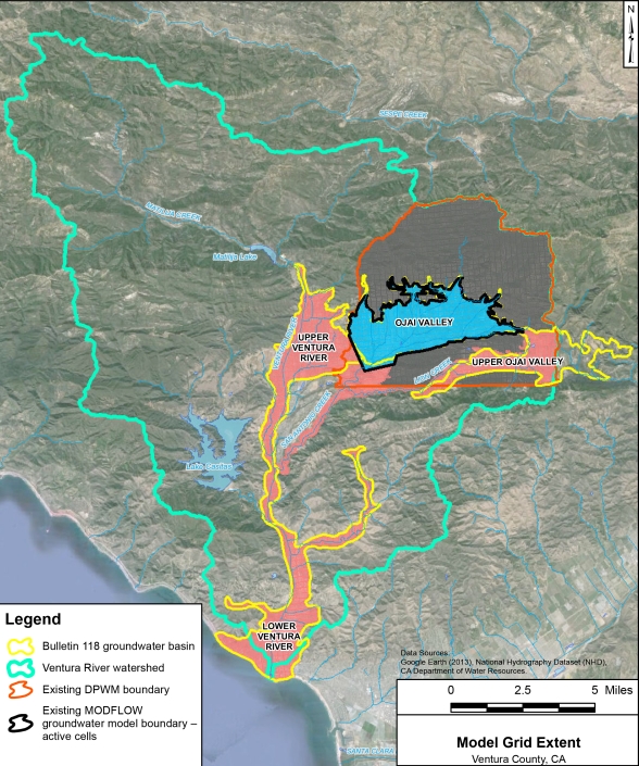 Ventura River Integrated Groundwater/Surface Water Model