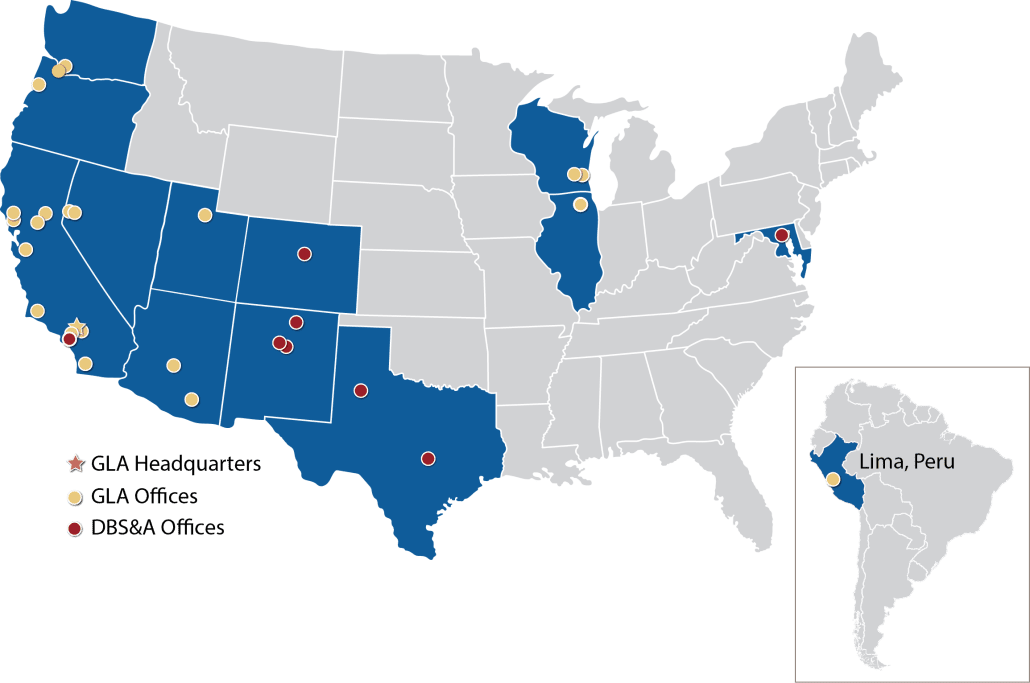 DBS&A office map